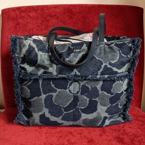 Kate Spade Sam Denim Tote - EUC